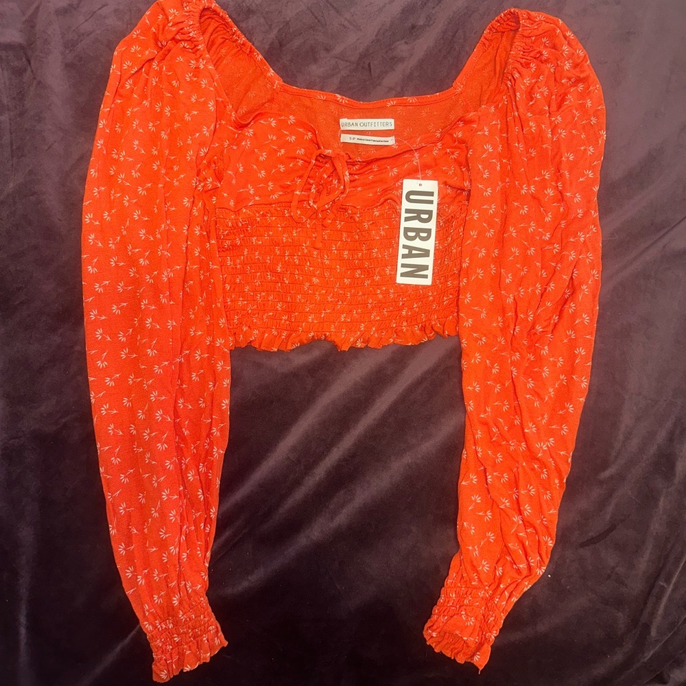 cute orange top
